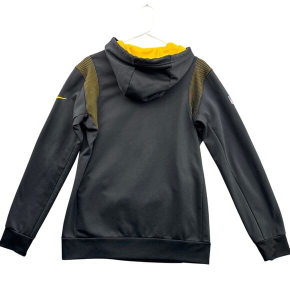 Pittsburgh Steelers Nike Therma On Field Performance Black Hoodie Men Small - Picture 4 of 4